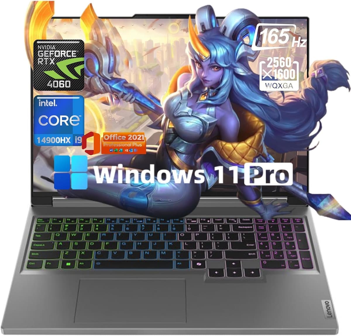 Lenovo Legion 5i 16" Gaming Laptop - Intel i9-14900HX, RTX 4060, 64GB DDR5, 2TB SSD, Win11 Pro