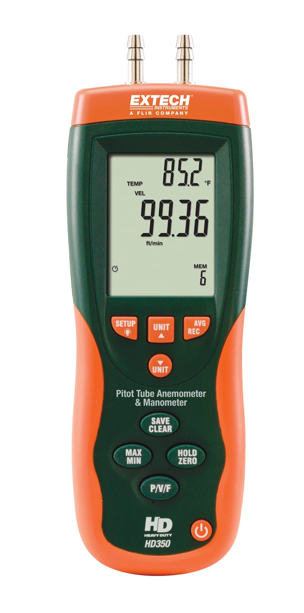 Extech HD350 Anemómetro Pitot y Manómetro Diferencial EXTHD350