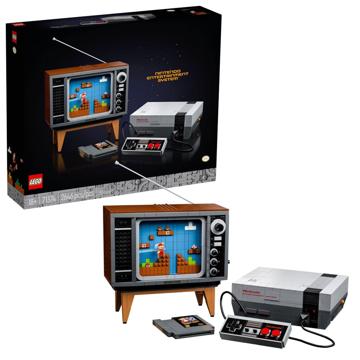 LEGO Super Mario Nintendo Entertainment System 71374 set de construcción para adultos