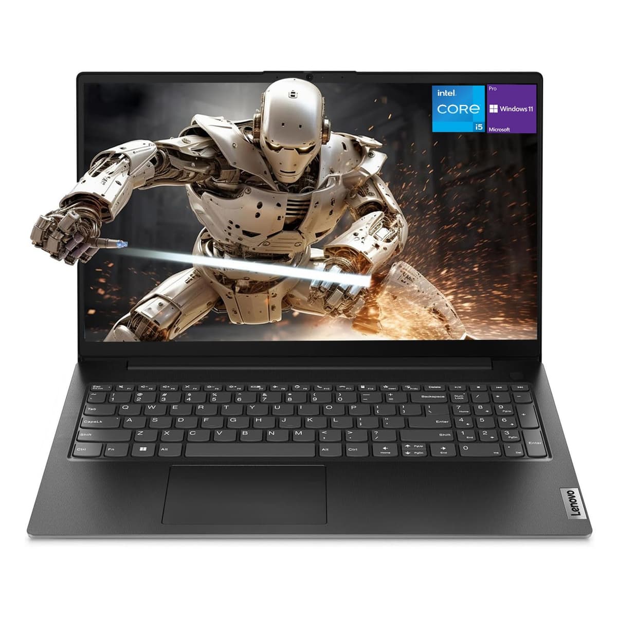 Lenovo V15 Gen 4 Notebook Empresarial, Pantalla FHD 15.6", Intel Core i5-13420H (Mejor que i7-1355U), 24GB RAM, 1TB SSD, HDMI, RJ45, Webcam, Teclado Numérico, Wi-Fi, Windows 11 Pro, Negro Lenovo V15 G4 IRU