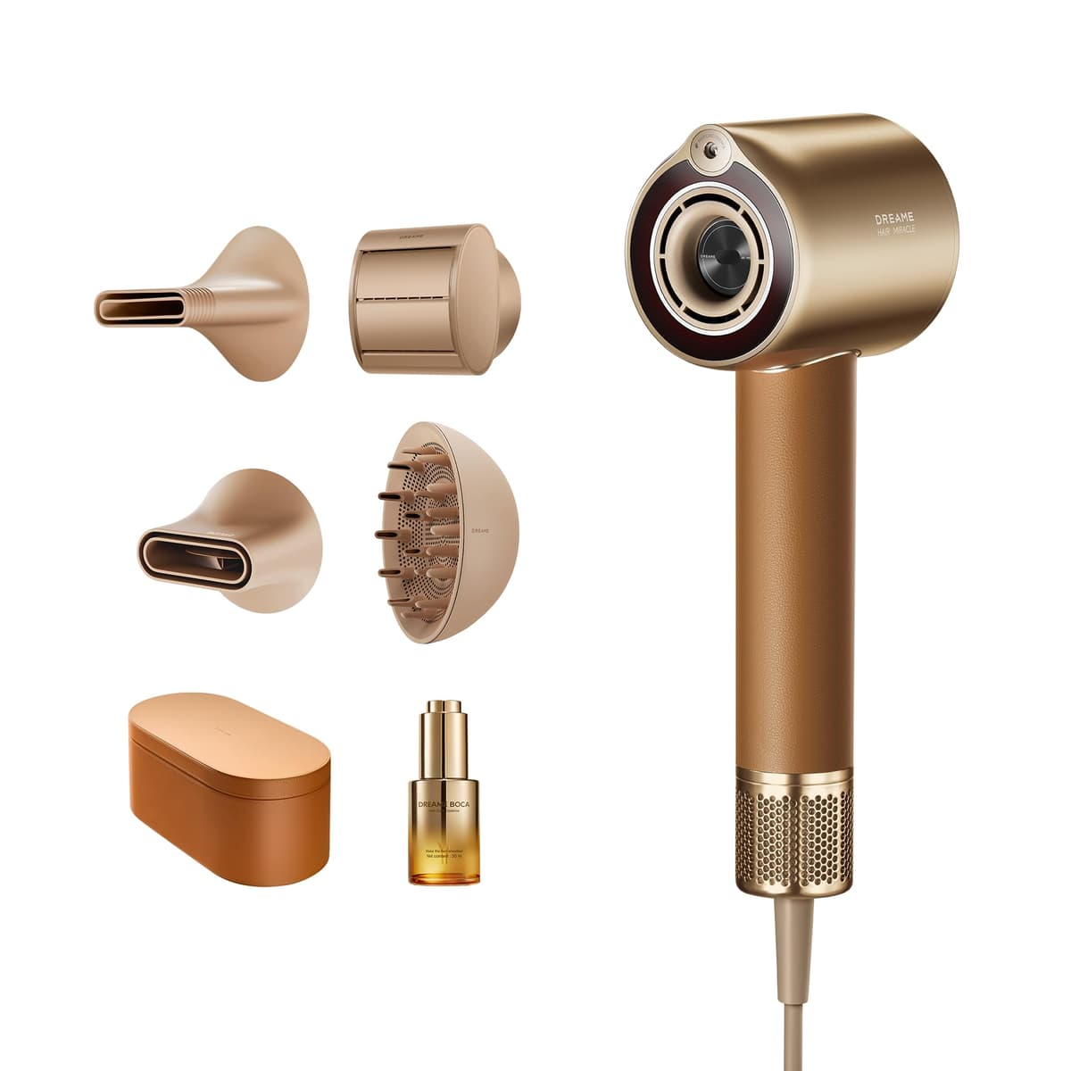 Secador de pelo Dreame Miracle Pro AHX30, motor 130, 000RPM, cuidado del cuero cabelludo y control inteligente