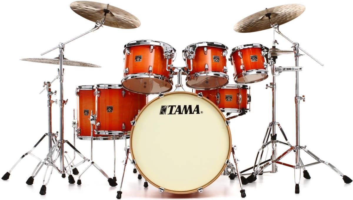 Tama Superstar Classic Pack de 7 Piezas CL72STLB - Tangerine Lacquer Burst
