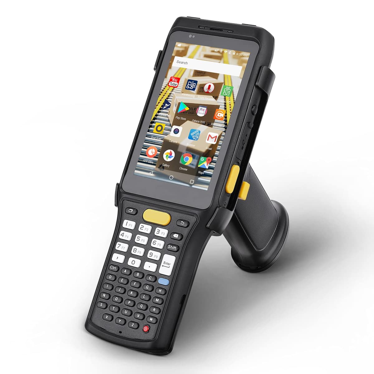 MUNBYN 2025 Android 13 Barcode Scanner PDA083 con Zebra 4750MR, PDA con empuñadura tipo pistola, 1D/2D/QR para logística IPDA083P