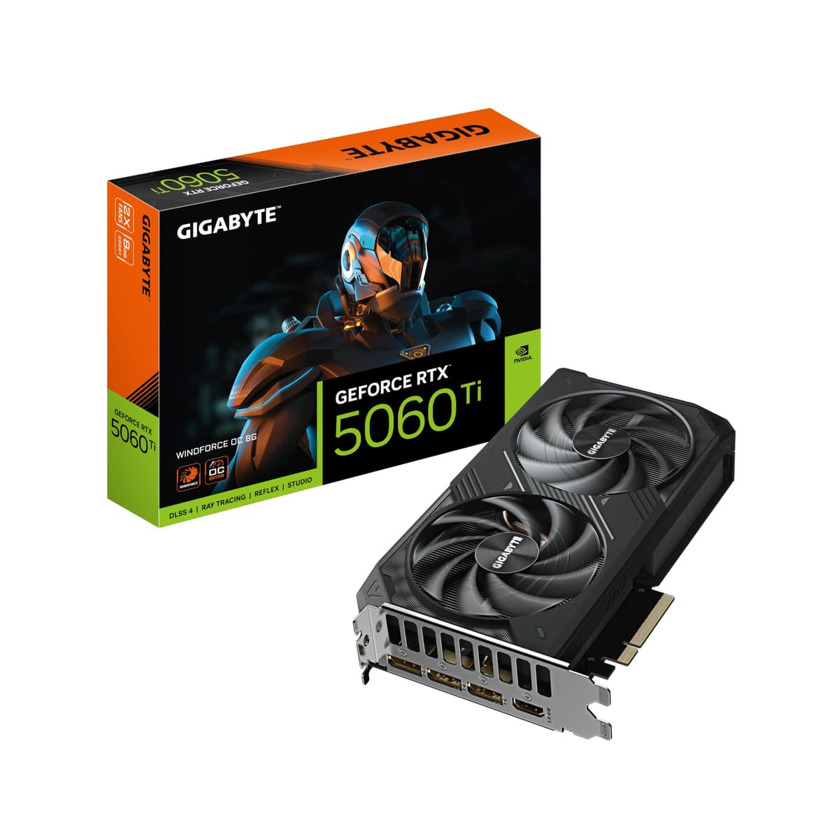 GIGABYTE GV-N506TWF2OC-8GD Tarjeta de video con NVIDIA GeForce RTX 5060 Ti 8 GB, 8 GB