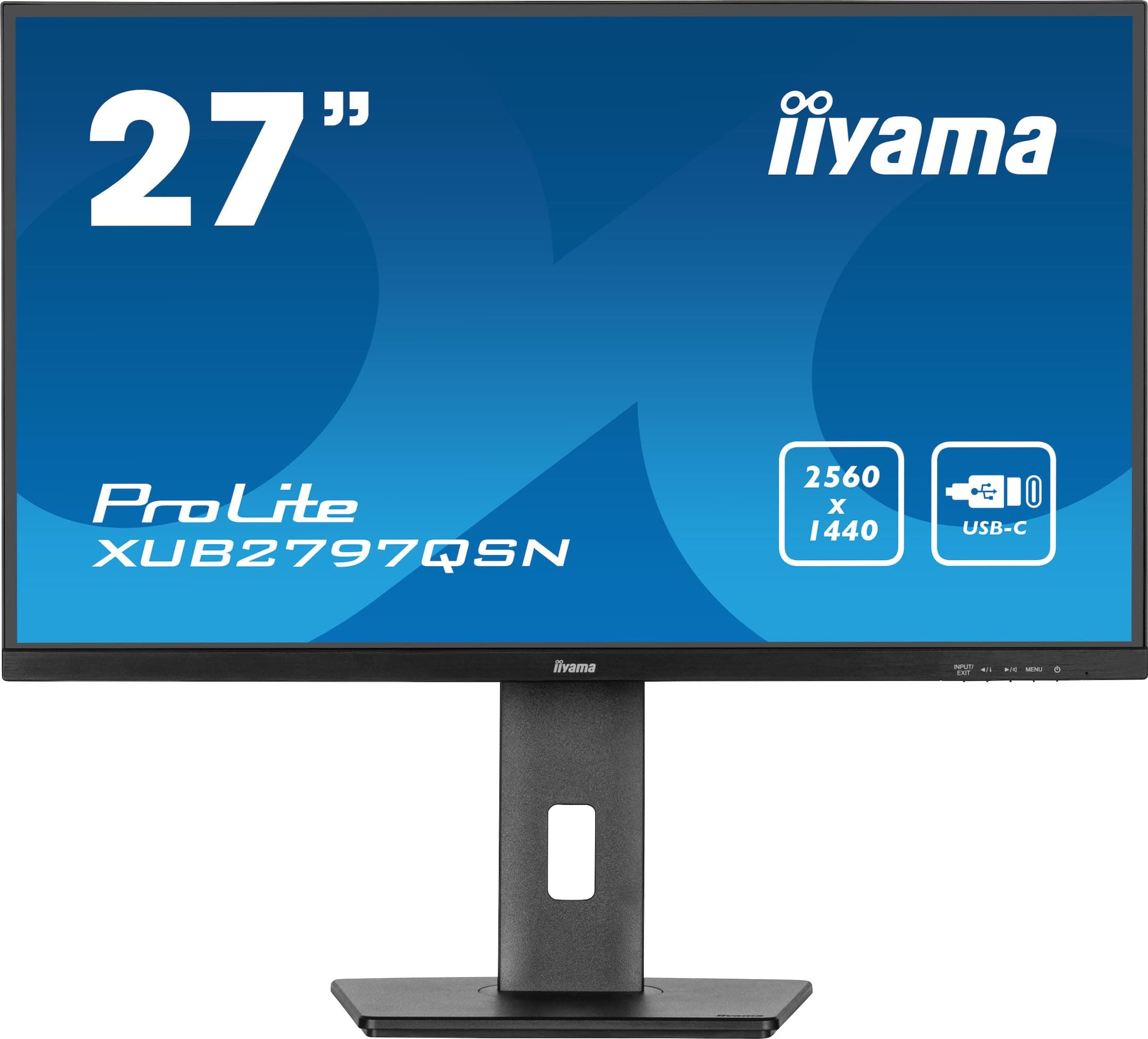 iiyama XUB2797QSN-B2 27" IPS WQHD 100Hz con Dock USB-C y RJ45
