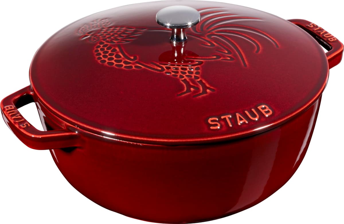 STAUB Olla Holandesa / Utensilio de Cocina, 29 x 22 x 15 cm, Rojo Grenadin 3272340029653