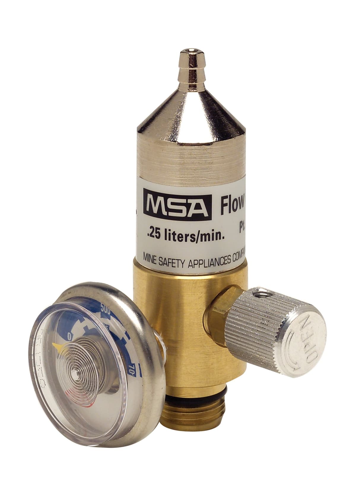MSA RP Fixed Flow Regulator 0.25 LPM - Regulador de flujo fijo para cilindros de calibración RP 467895