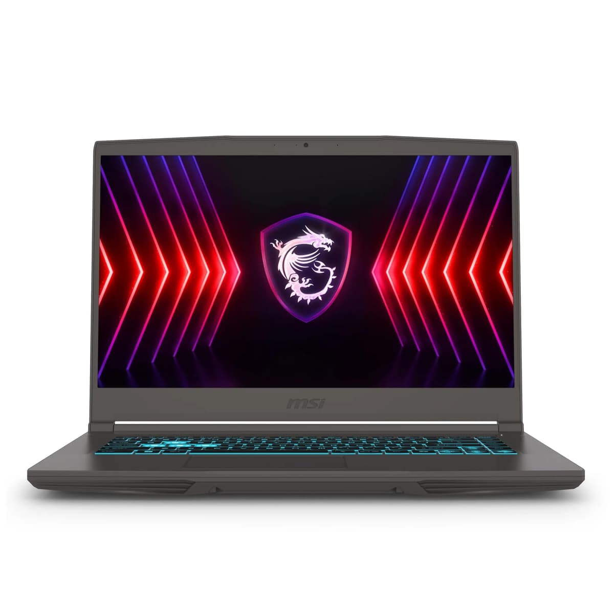 MSI Thin 15.6" FHD 144Hz Laptop para juegos, AMD Ryzen 5 7535HS, 16GB RAM, 512GB SSD, NVIDIA GeForce RTX 4050, cámara web, teclado retroiluminado, gris, Windows 11 Home