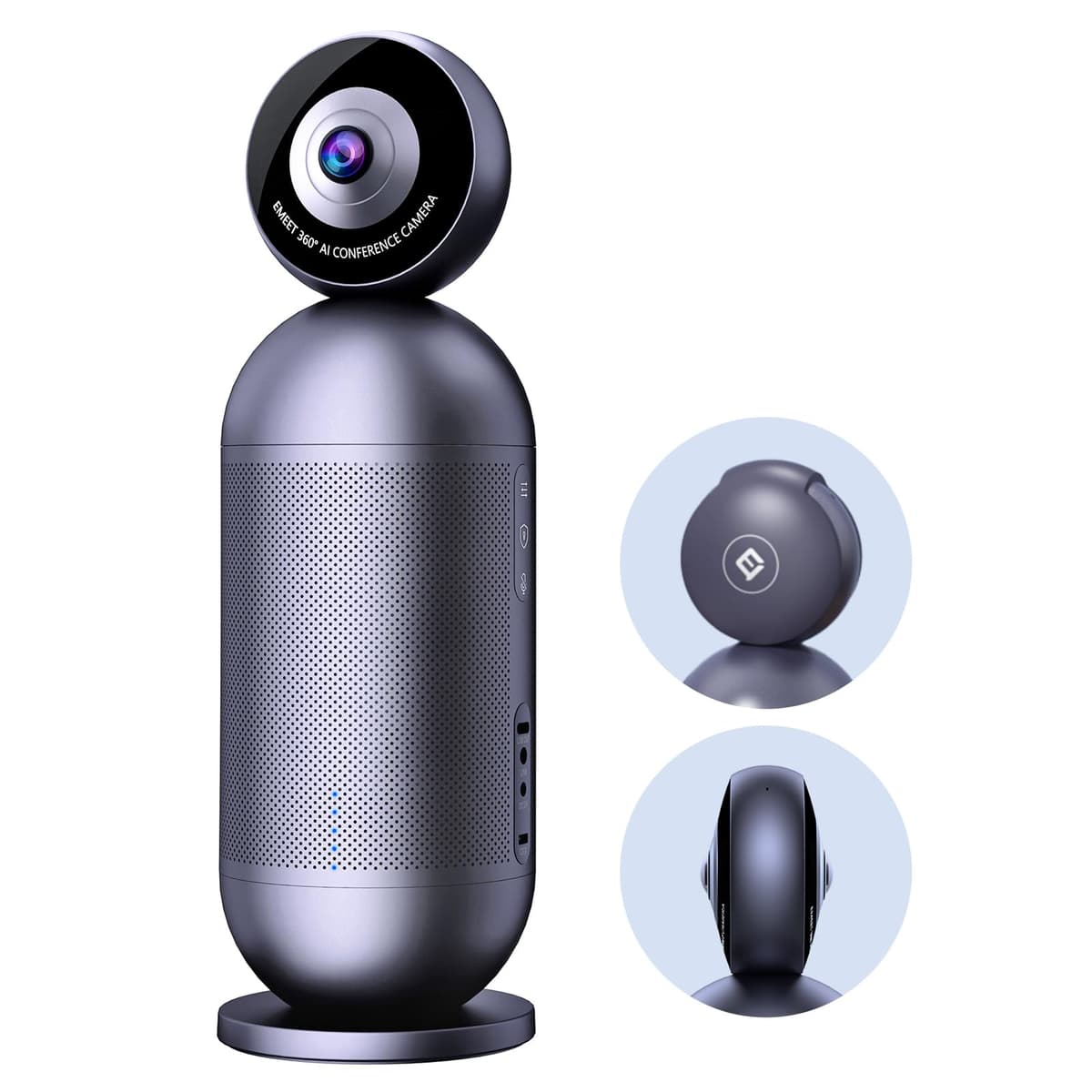 EMEET Meeting Capsule Pro G1 Pro, Cámara 4K Dual, 10 Micrófonos, Altavoz 10W