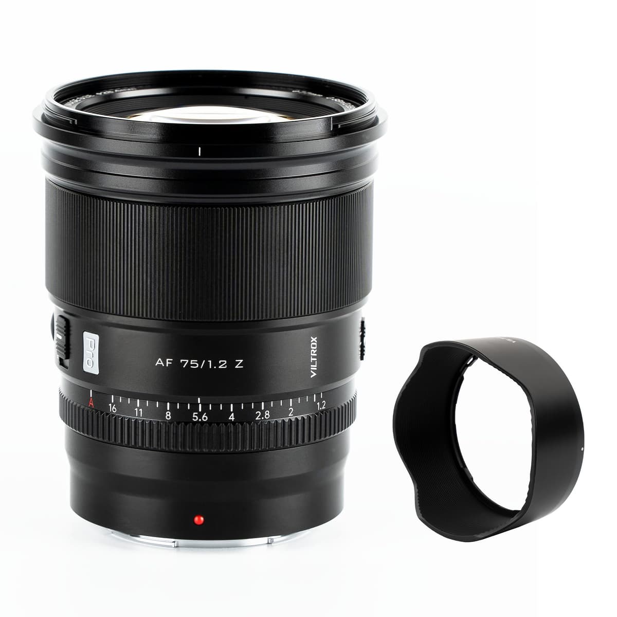 Viltrox 75mm F1.2 Pro Z-Mount Autofocus APS-C para cámaras mirrorless Z (Negro) JYC-03366