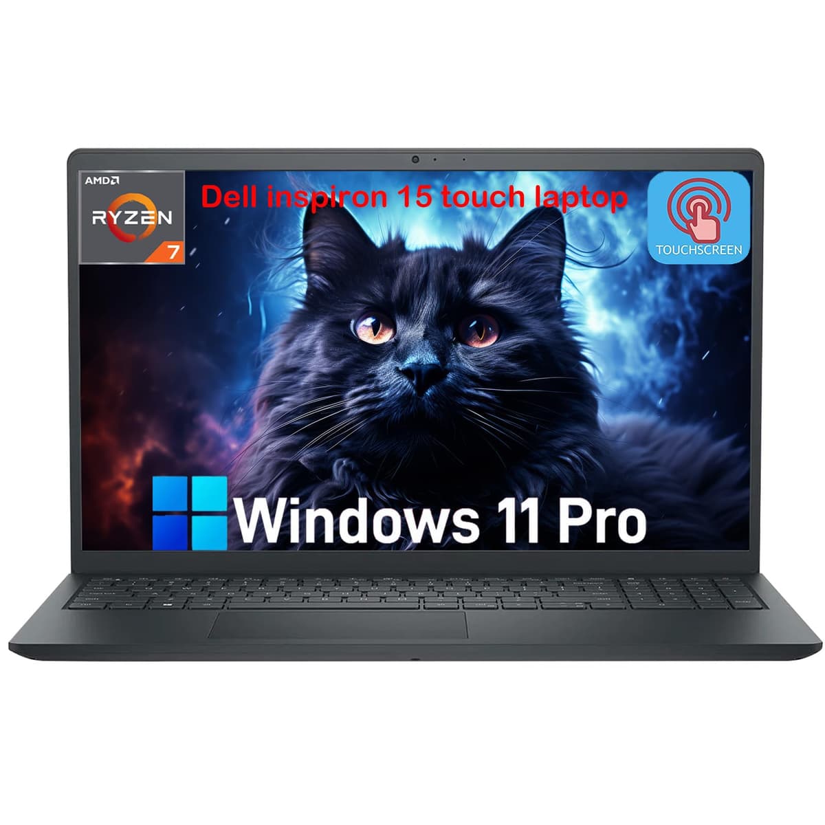Dell Inspiron 15 Laptop Táctil para Negocios, 128 GB RAM, 4 TB SSD, Windows 11 Pro, AMD Ryzen 7 7730U, Pantalla LED FHD WVA Antirreflejo de 15.6", Teclado Numérico Dell Inspiron 15 3535 Touchscreen Laptop