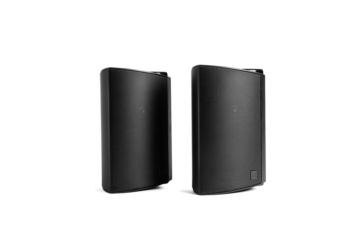 Definitive Technology Dymension AW-450 Altavoz para Exterior (Negro, Par), Parlantes Montaje Superficial Bidireccionales Cableados, Woofer 4.5", Tweeter 1", Radiador Pasivo de Graves 4.5"x6", Altavoces para Exterior Resistente IP66