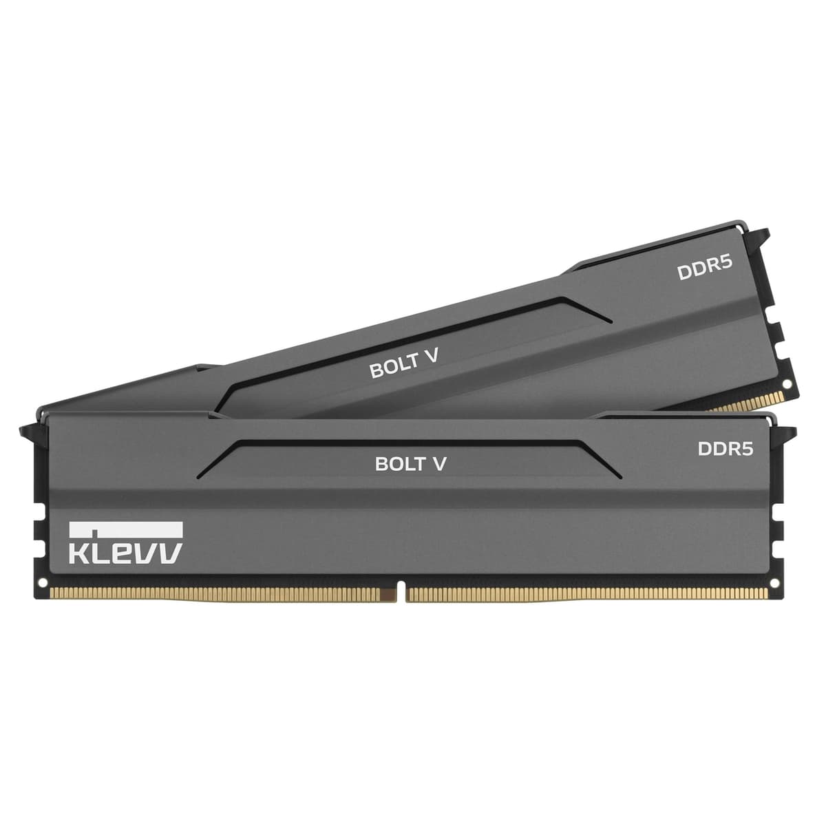 KLEVV Bolt V DDR5 32GB (2x16GB) 6400MHz CL30 SK Hynix A-Die 1.35V Memoria RAM para PC Gaming XMP 3.0 / Compatible AMD Expo (KD5AGUA80-64B300H)