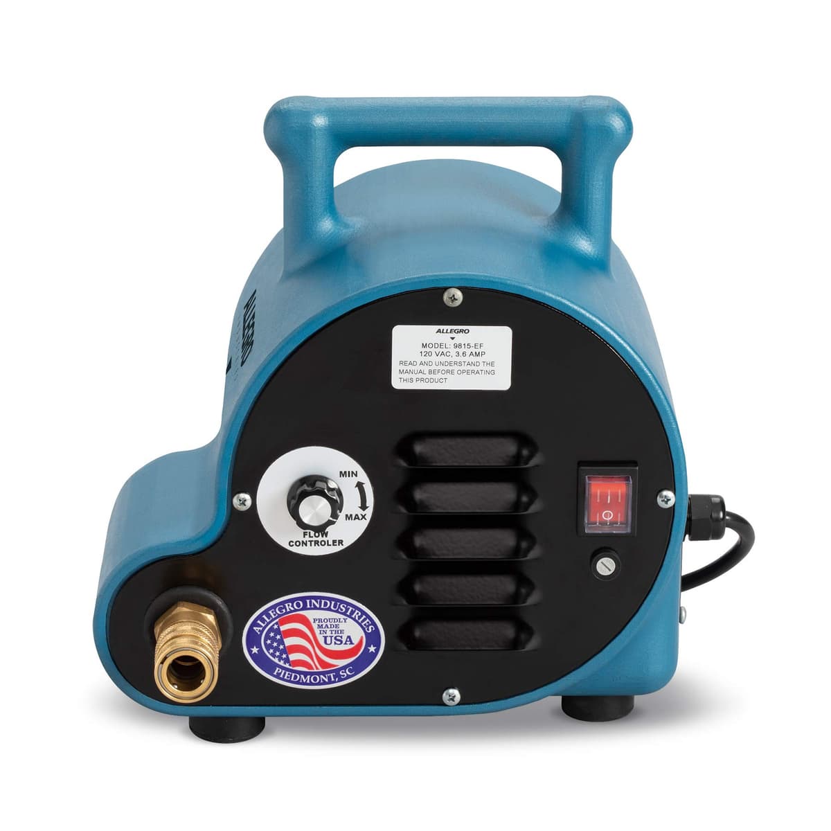 Allegro Breathing Air Blower 9815-EF con acoples EF