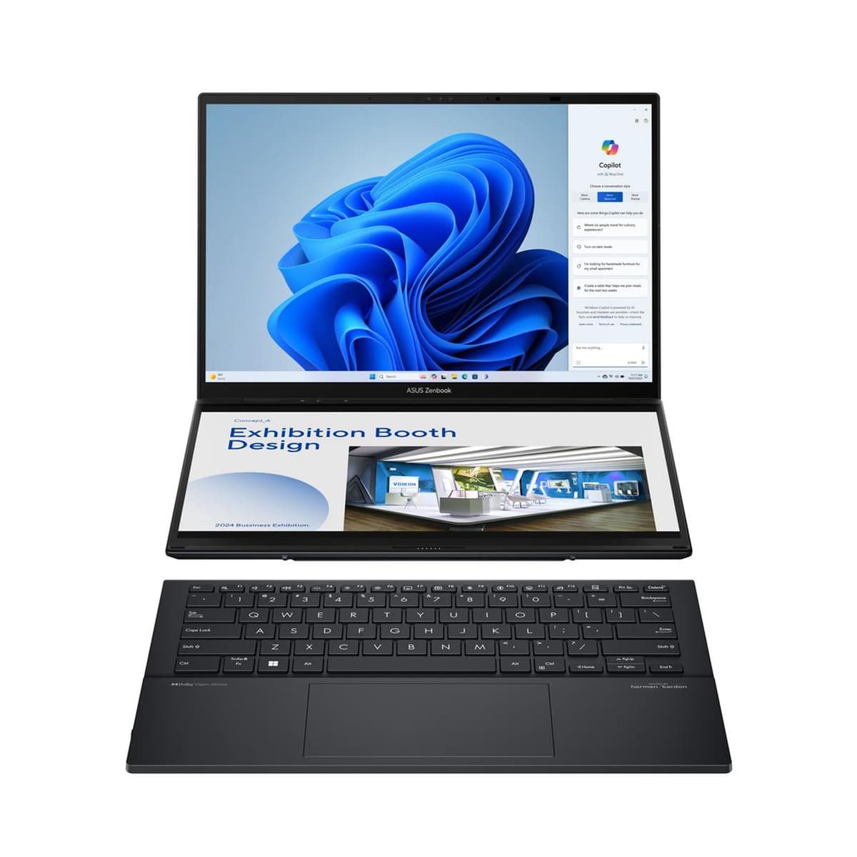 ASUS Zenbook Duo UX8406CA-DS79T - Doble pantalla OLED 14”, Intel Core Ultra 7, 32GB, 1TB, Windows 11 INTEL ARL H Core Ultra 7