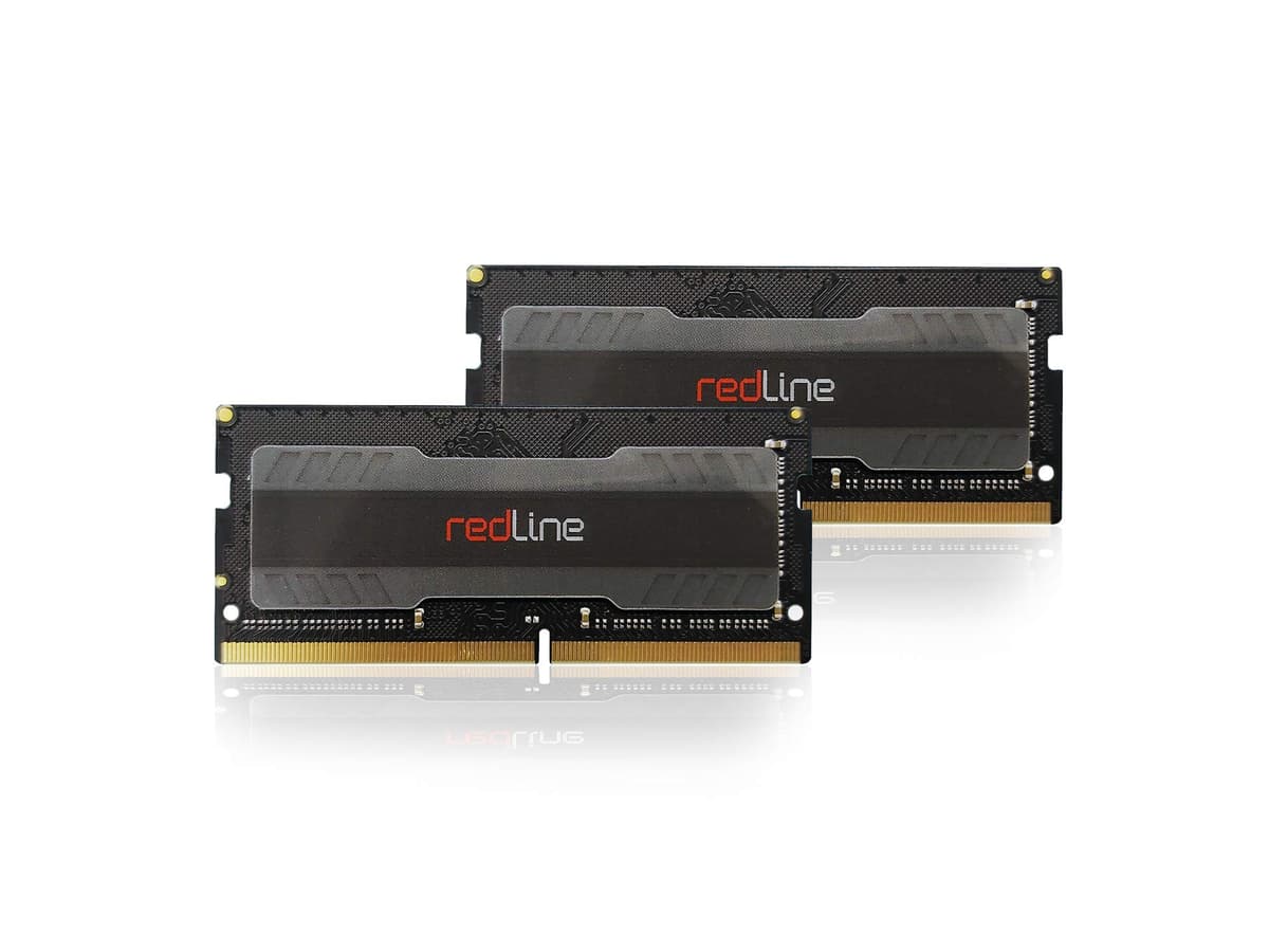 Mushkin Redline Notebook - DRAM DDR4 para Laptop Gamer - Kit de Memoria SODIMM 64GB (2x32GB) - 2666MHz (PC4-21300) CL16 - RAM 260 pines 1.2V - Doble Canal - Bajo Voltaje - (MRA4S266GHHF32GX2)