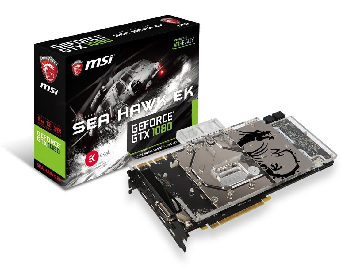 MSI GeForce GTX 1080 SEA HAWK EK X