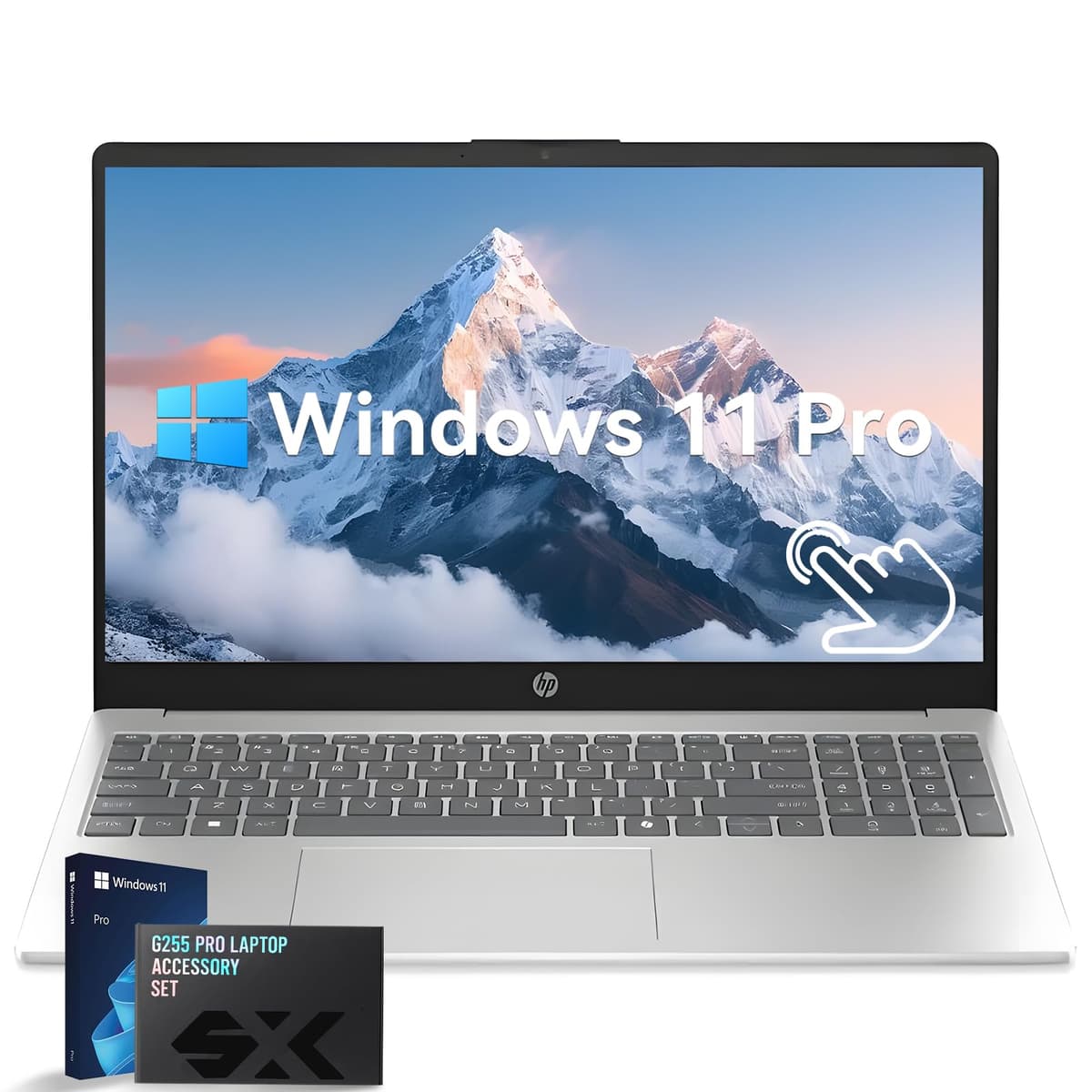 HP 15.6" Notebook con Pantalla Táctil i7-1355U, 64GB RAM, 4TB SSD, FHD, Windows 11 Pro