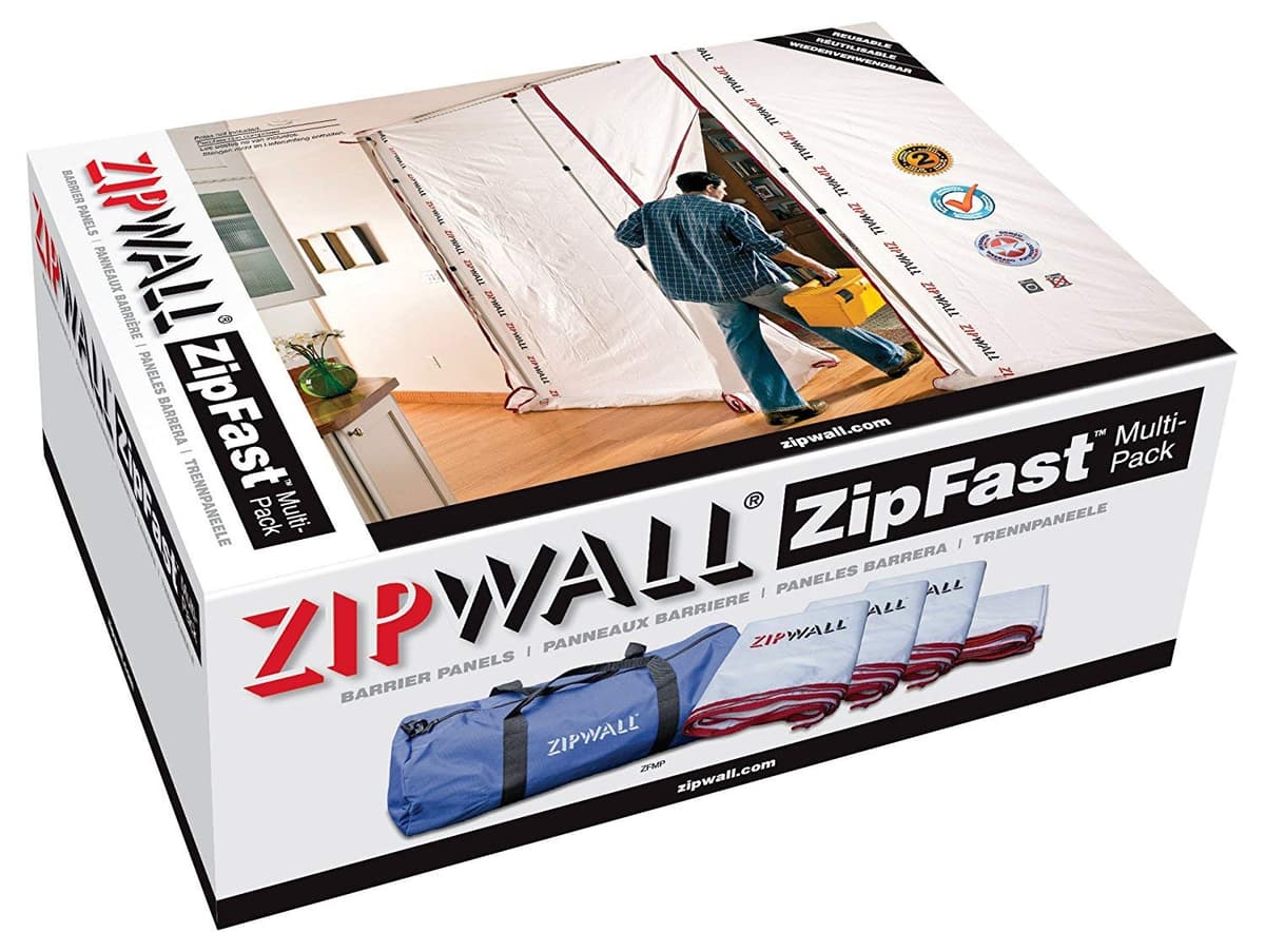 Zipwall ZFMP-PK4 Paneles reutilizables ZipFast para barreras de polvo (pack x4)