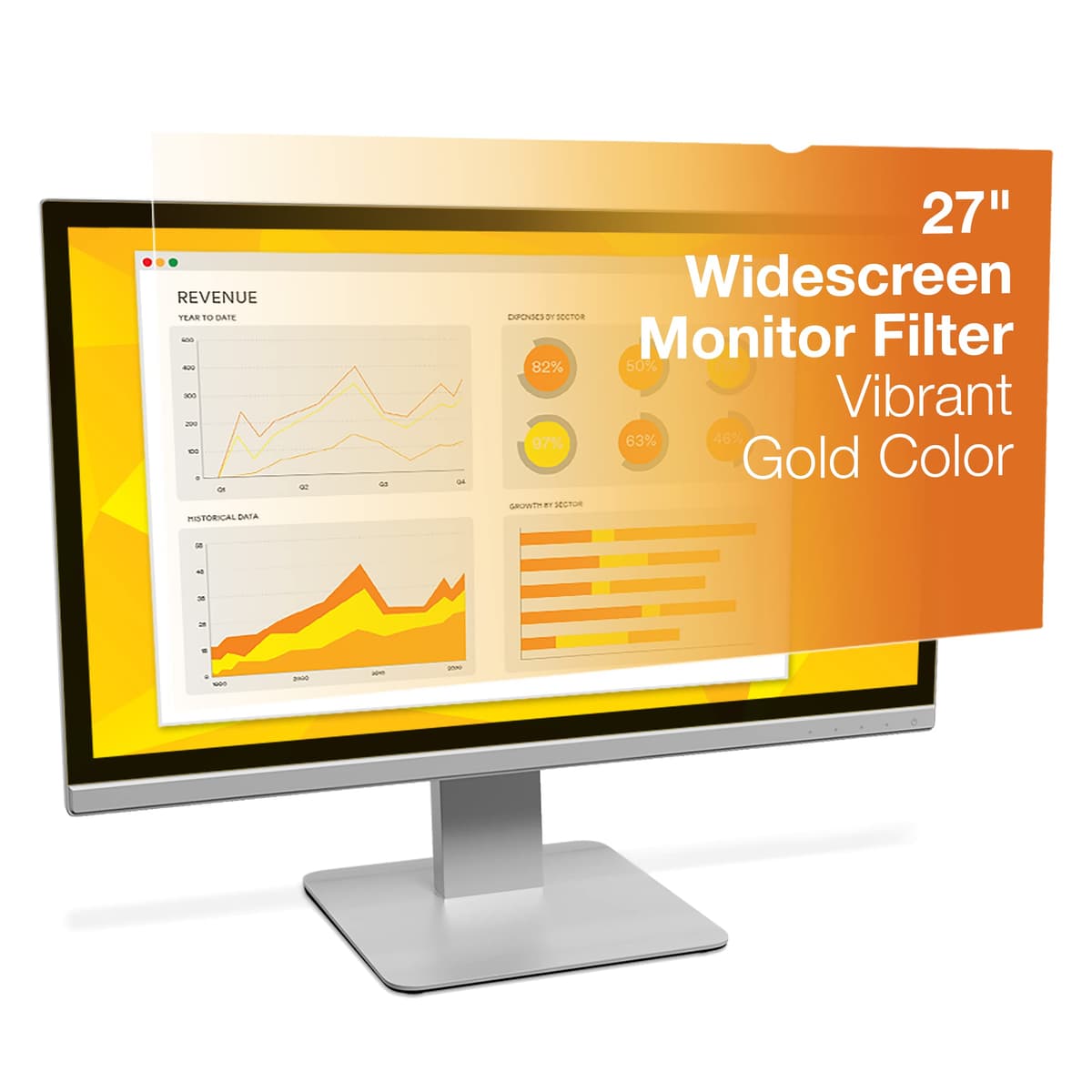 Filtro de privacidad 3M Gold para monitor widescreen de 27.0" (relación de aspecto 16:10) GF270W9B