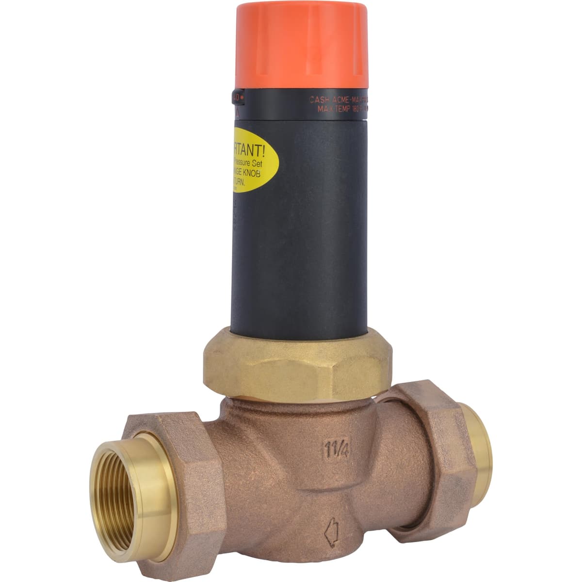 Cash Acme EB25 1-1/4" Válvula Reguladora de Presión (PRV) 45 PSI, 23142-0045