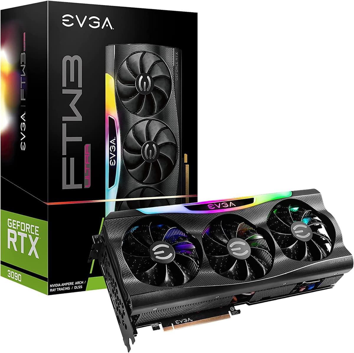 EVGA GeForce RTX 3090 FTW3 Ultra Gaming 24GB GDDR6X 24G-P5-3987-KR-cr
