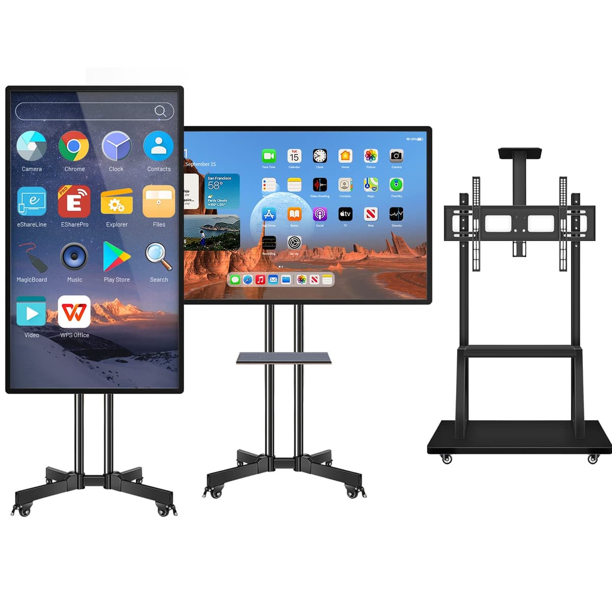JYXOIHUB Smart Board 49" Pizarra Interactiva Digital con Soporte - Board+Stand