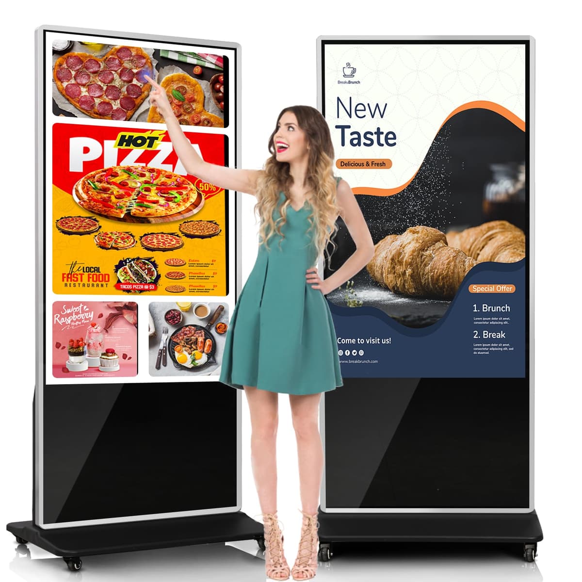 KEINONE Display Digital Interactivo 65" 4K Android 12.0, 4+32GB, Floor Kiosk 17e01151-18fb-40e6-821c-2321675d2e52