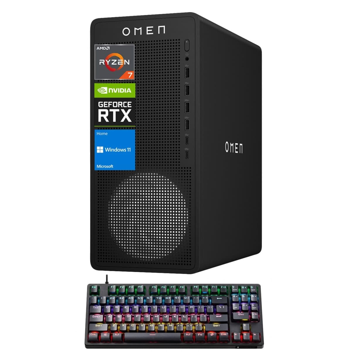 HP OMEN 16L, Ryzen 7 8700F, RTX 5060, 64GB DDR5, 2TB SSD, Windows 11 Home TPC-F132-MT