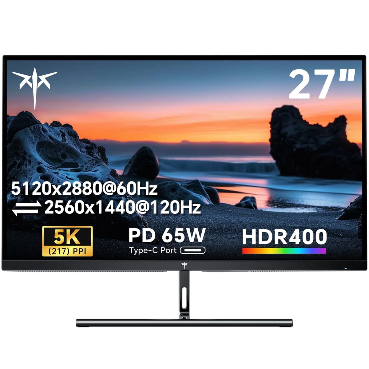 KTC H27P3 Monitor 27" 5K (5120x2880) IPS con Type-C 65W y HDR400