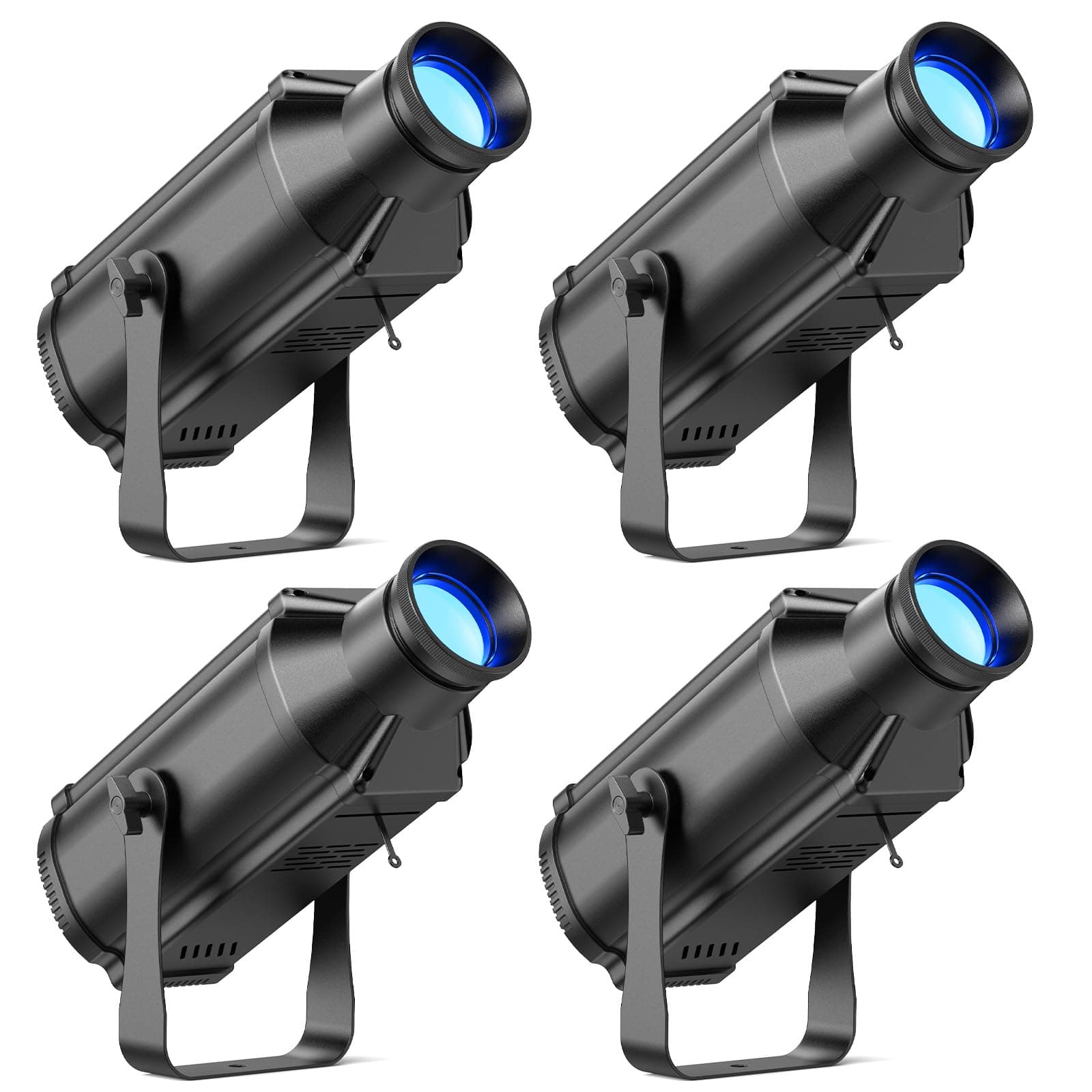 Fancybling LEKO Profile 100W RGB COB Spotlights, 4 Pack CYH-ZQ07053X4US-GYY