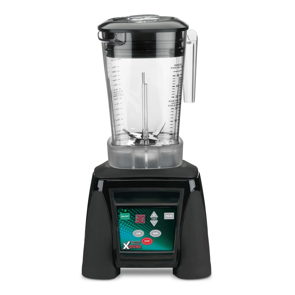 Waring Commercial MX1100XTXP 3.5 HP Blender con teclado electrónico y jarra BPA Free 48 oz