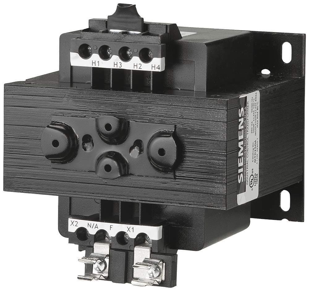 Transformer industrial Siemens MT0200I, 200 VA, primario 380/400/415 V a secundarios 110x220 V