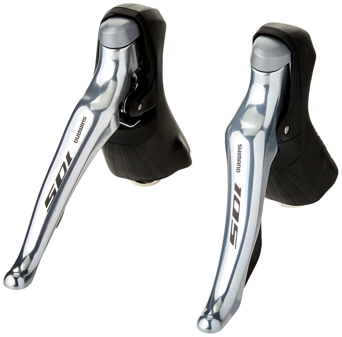 Shimano 105 ST-R7000 Palancas STI Dobles Mecánicas 11 velocidades, Par, Plateado ISTR7000DPAS