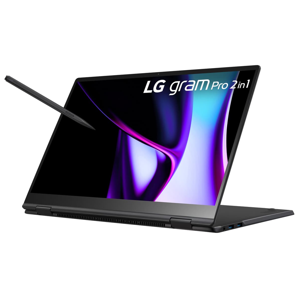 LG gram Pro 2in1 16" Intel Evo Edition, Intel Core Ultra 7, 16GB RAM, 1TB SSD, Convertible, Negro 16T90SP-G.AAB6U1