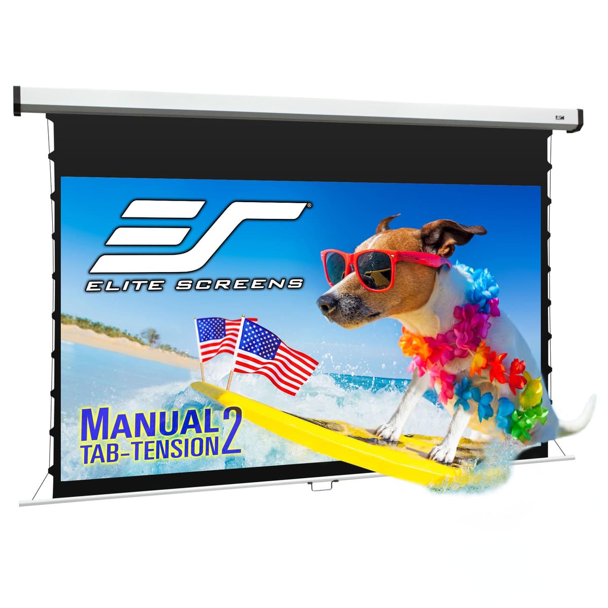 Elite Screens MT140XWH2 Pantalla Manual Tab-Tension 140" 16:9