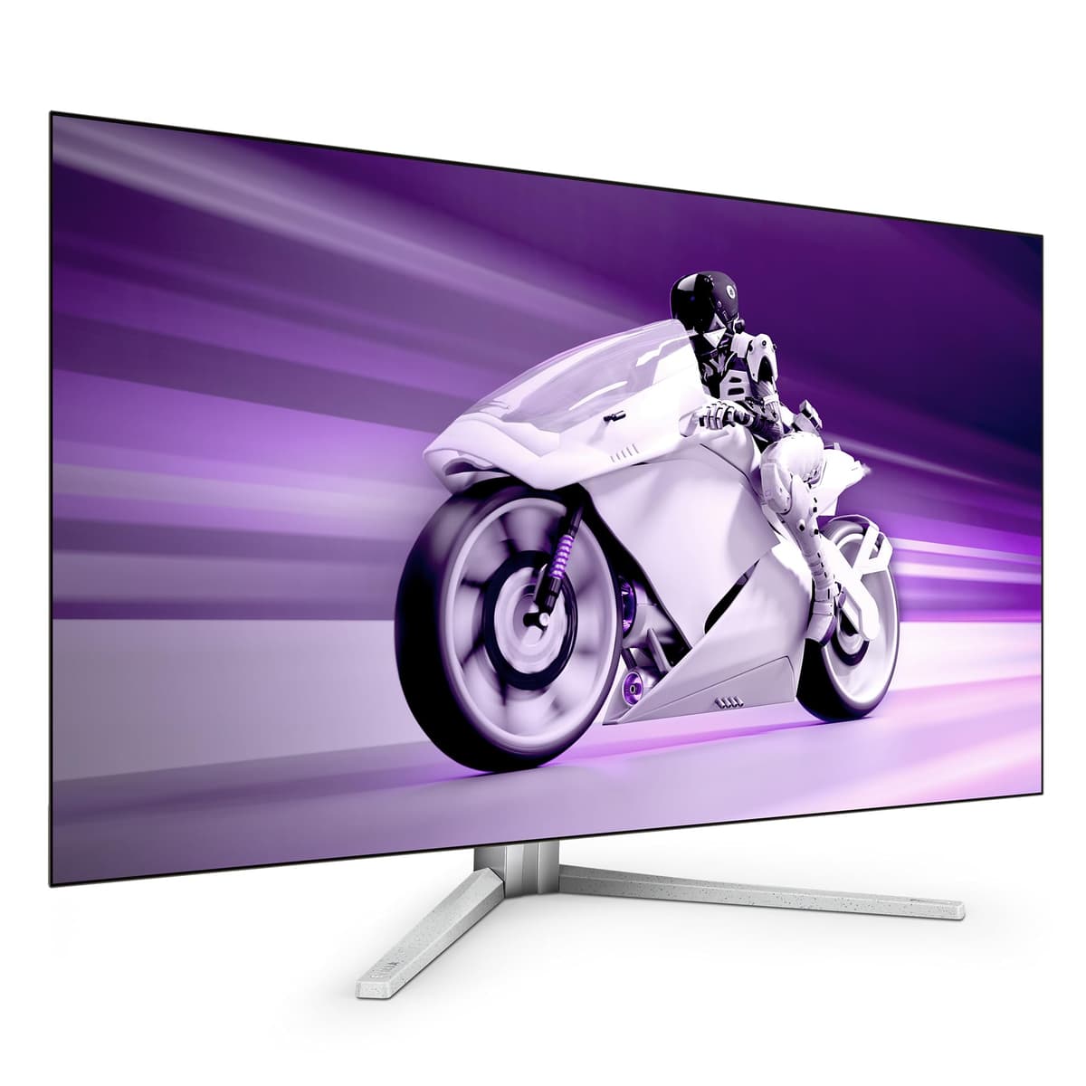 Philips Evnia 8000 42M2N8900 Monitor Gaming OLED 42" (41.54") 4K UHD 3840x2160 138Hz 0.1ms WOLED HDR10 DCI-P3 98.5% USB-C 90W 2x HDMI 2.1 DisplayPort 1.4 KVM Ambiglow FreeSync Premium G-Sync Compatible Blanco Philips EVNIA 42M2N8900/00