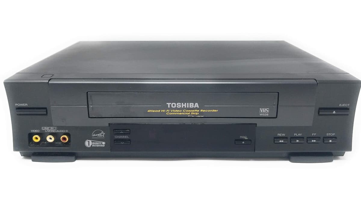 Toshiba W-528 Grabadora de Video en Casete Hi-Fi de 4 Cabezas
