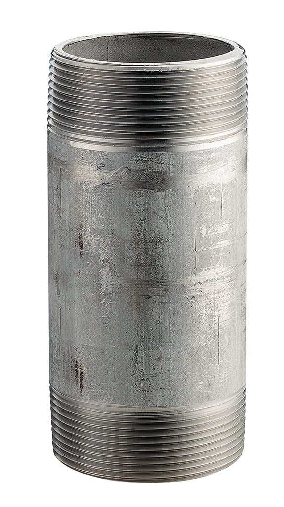 Merit Brass Nipple Stainless 304L Schedule 40 1/4 x 5" (4004-500)