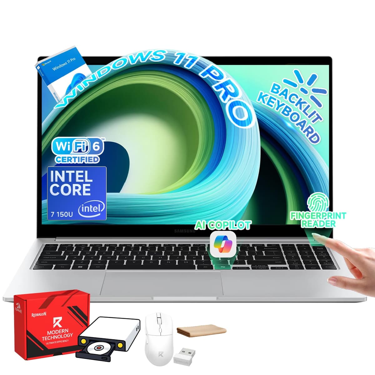 SAMSUNG RTX5080,168 GB de RAM, 99 TB SSD reacondicionado Samsung Galaxy Book4