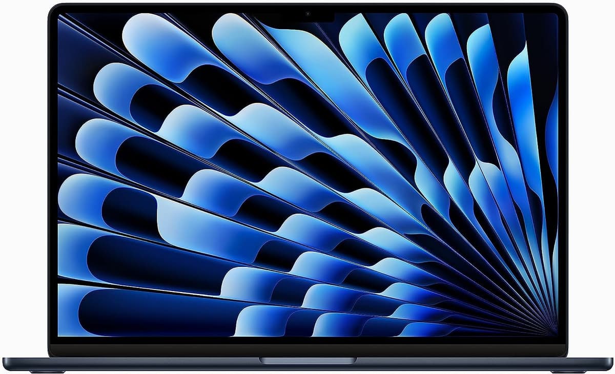 Apple MacBook Air (15", M2, 16GB RAM, 1TB) Midnight - Renewed MQTM3LL/A