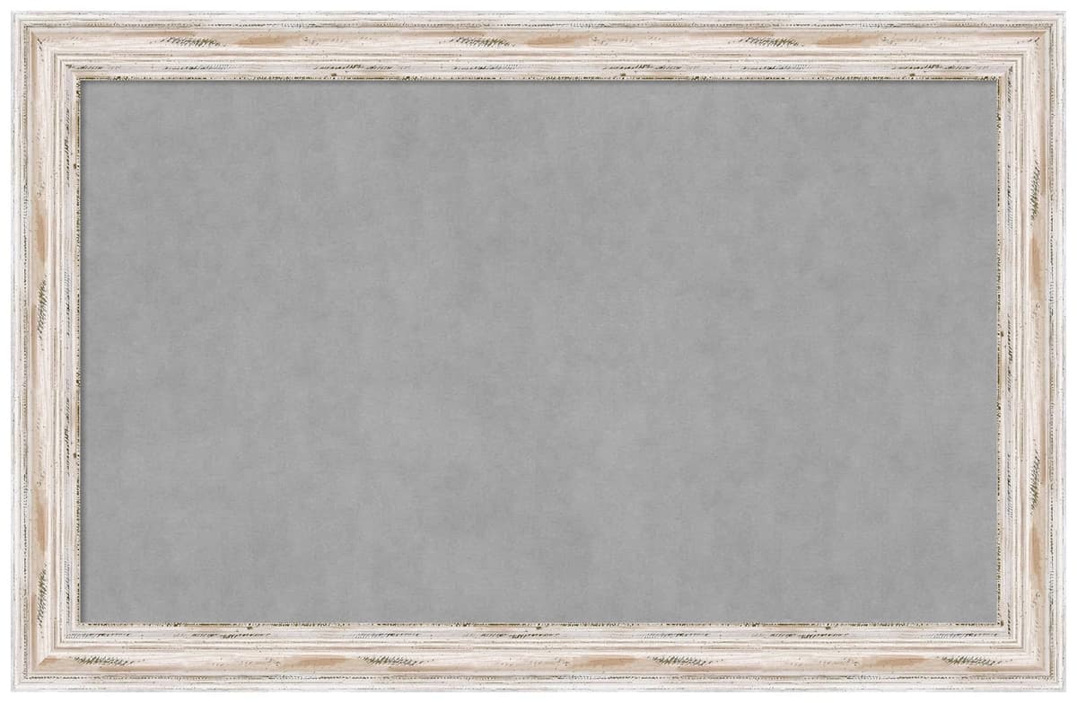 Amanti Art Magnetic Board 45x29 con marco Alexandria White Wash 3901688