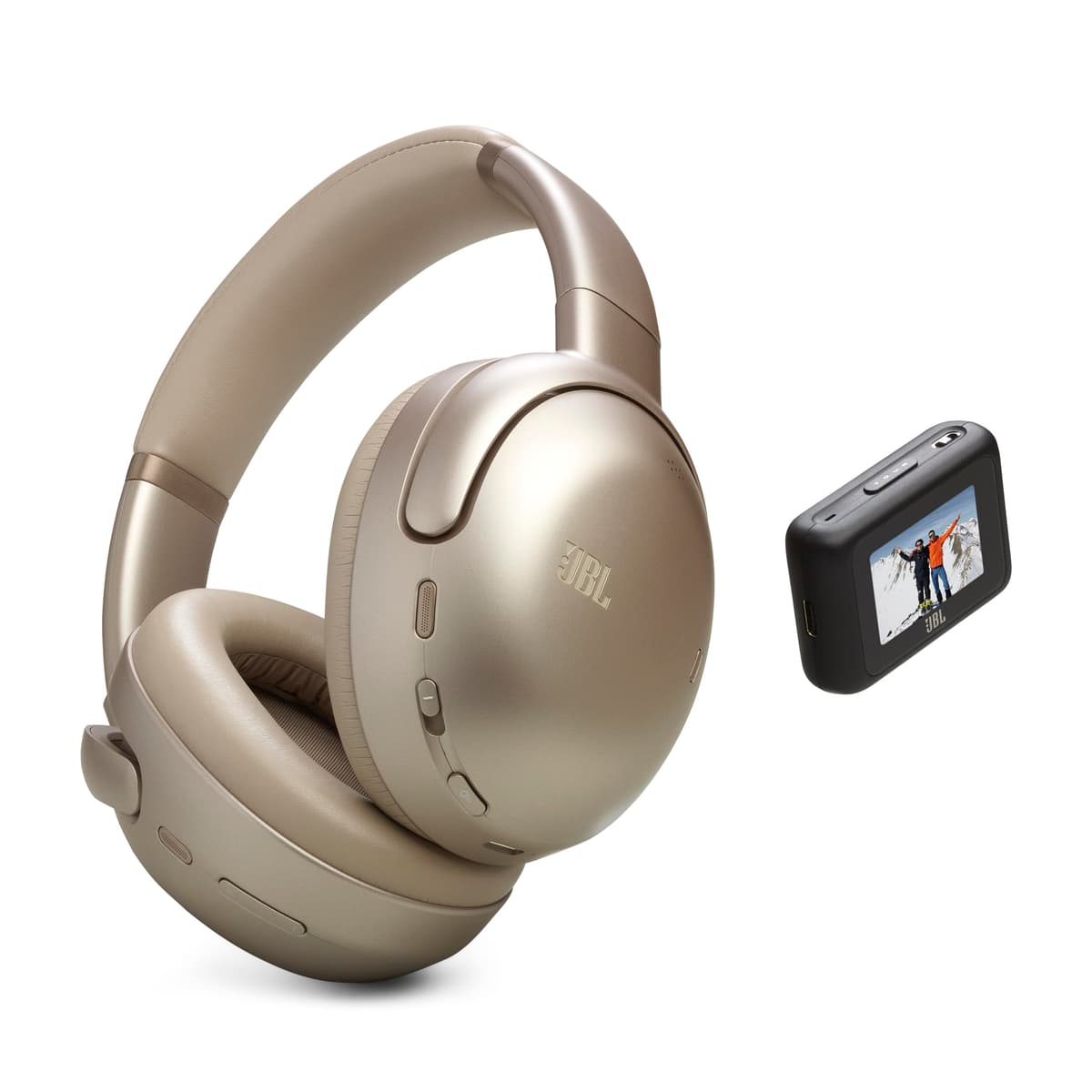 JBL Tour One M3 Smart Tx - Auriculares inalámbricos supraaurales con cancelación de ruido y transmisor inteligente, audio Hi-Res (3.5 mm o USB-C), sonido espacial 360 con seguimiento de cabeza y 70 horas de reproducción (Moca) JBLTOM3AVILTTAM