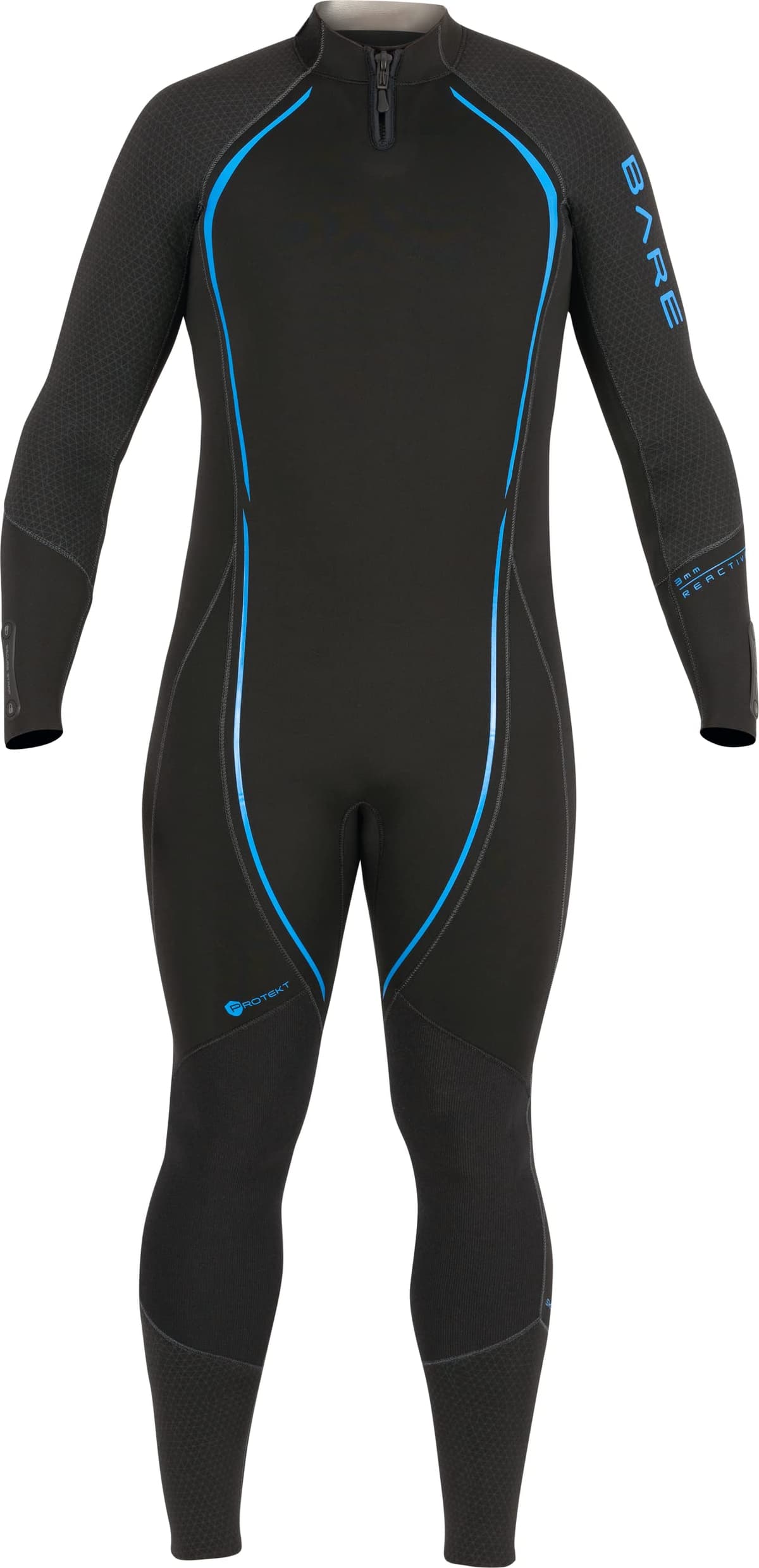 Bare 3mm Reactive Full (2021) para hombre, Azul - S 002195BLU-10S