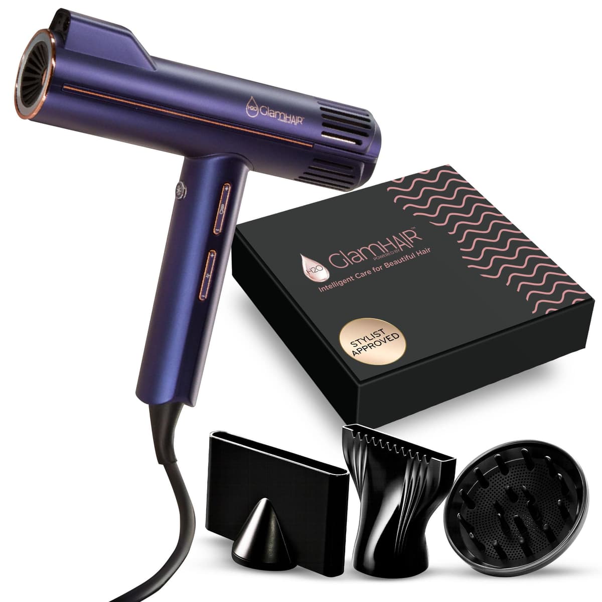 H2O Steam Styler - Alisador y rizador a vapor profesional 1