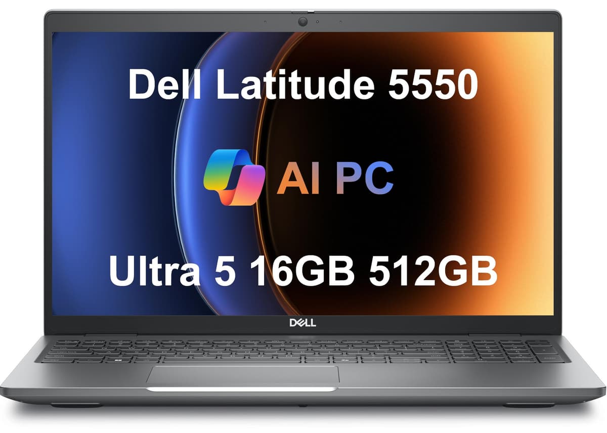 ist computers Dell Latitude 5550 15.6" FHD, Intel Core Ultra 5 125U, 16GB DDR5, 512GB SSD, Windows 11 Pro