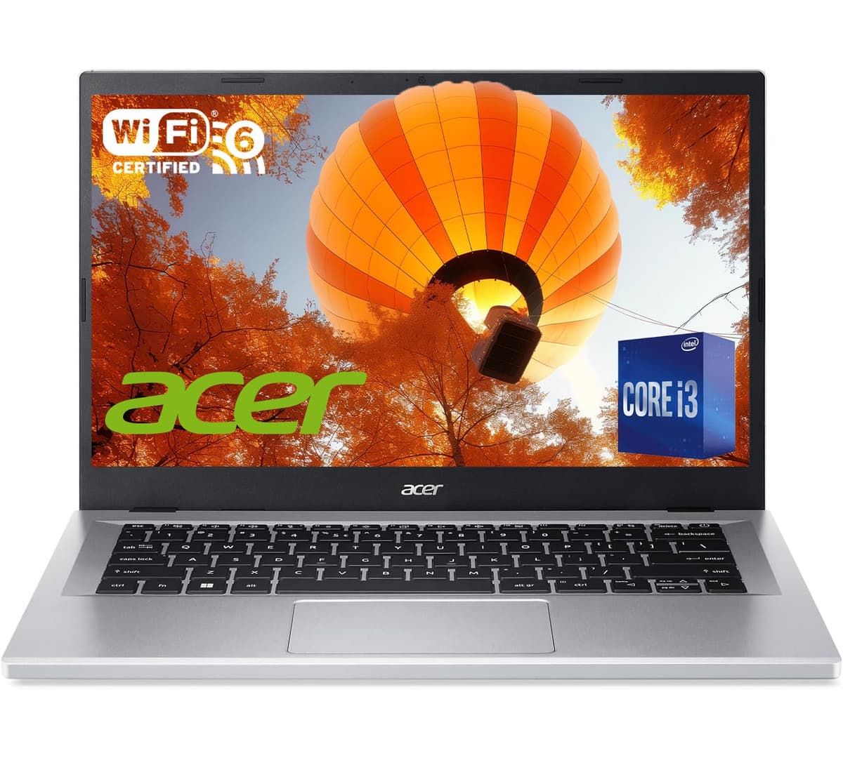 acer Aspire 3, portátil estudiantil de 14 pulgadas FHD | Intel Core i3, CPU de 8 núcleos | 24 GB RAM (incluye 8 GB LPDDR5) | 1 TB SSD | WiFi 6, Bluetooth 5.1 | 11 horas de batería | Intel UHD Graphics | Windows 11 3772I3_v1
