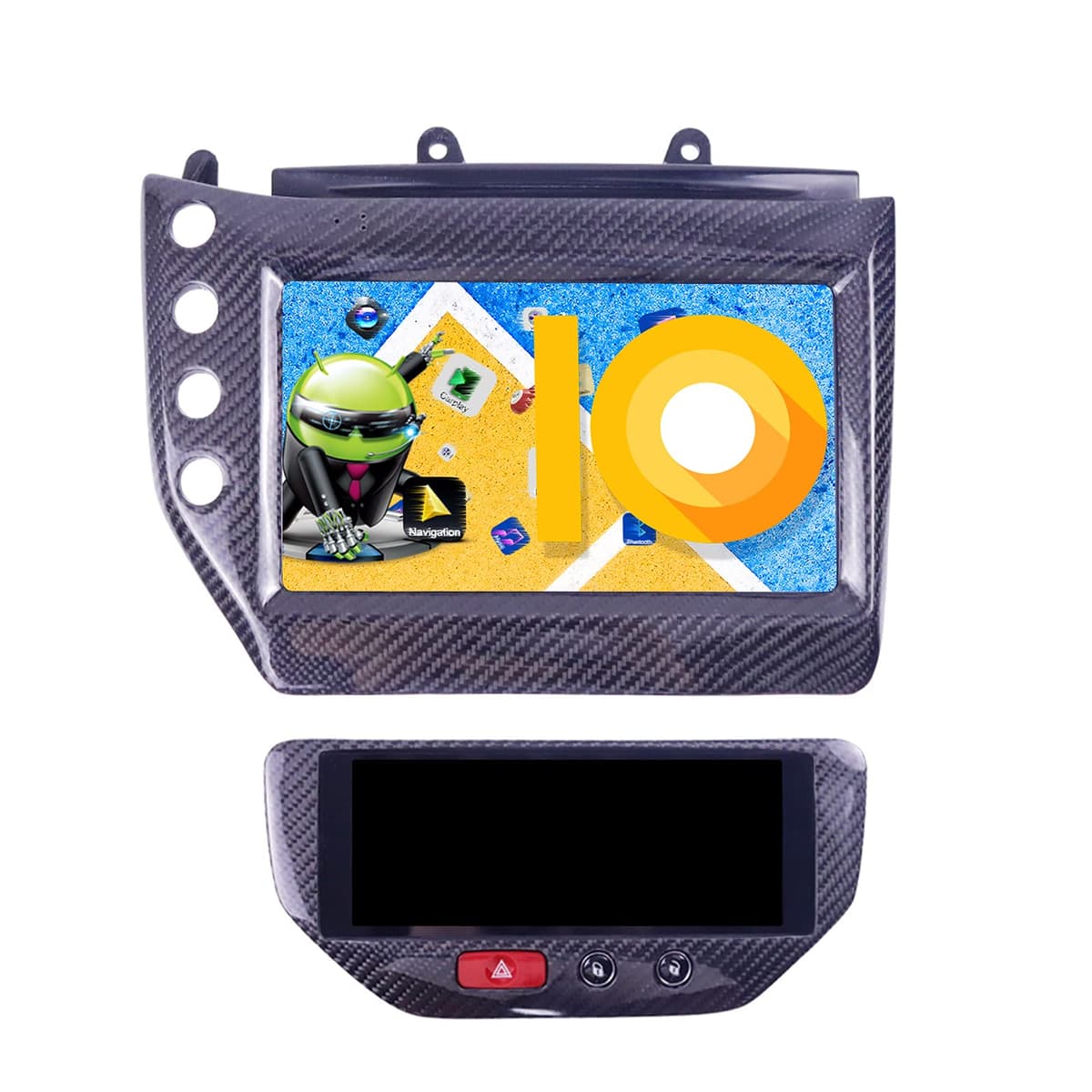 ZWNAV Radio Android 9.0 9" para Maserati GT/GranTurismo 2007-2019 con GPS, WiFi y Bluetooth