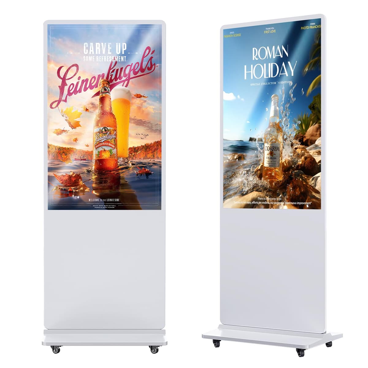 HomeTreeX Pantalla Digital 55" Smart Android (No táctil) - Blanco