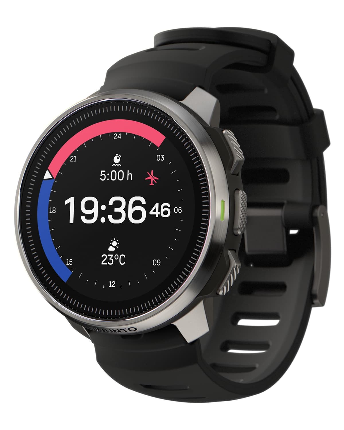 SUUNTO Ocean Dive Computer - AMOLED, GPS Multisport, Steel Black SS050983000